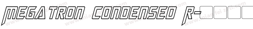 Megatron Condensed R字体转换